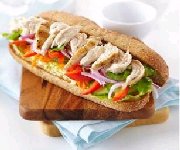 Sandwichs au poulet  la vietnamienne (Banh mi) 