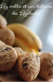 Muffins sant aux bananes et aux dattes