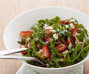 Salade aux fraises et au chvre