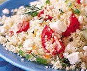 Salade de couscous  la grecque