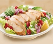 Salade de poulet Prime aux framboises