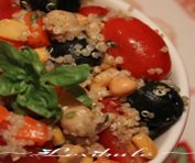 Salade de quinoa et de lgumes (sans gluten)