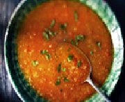 Soupe rustique aux carottes et au gingembre