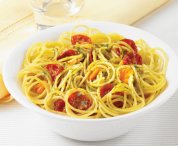 Spaghetti aux tomates rties et au pesto sans gluten