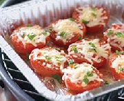 Tomates gratines au fromage